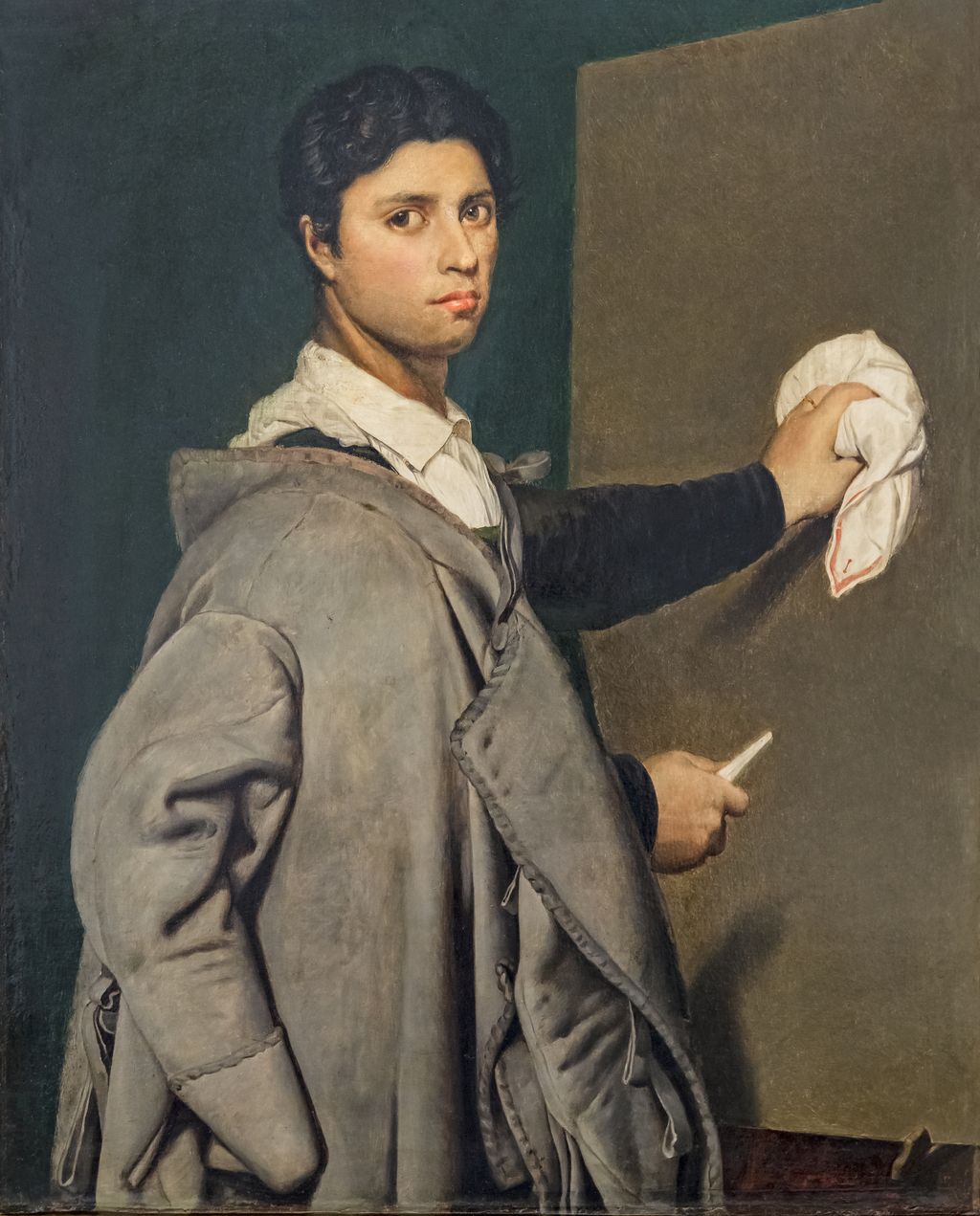 Julie Forestier after Ingres, copy of the earlier Self-Portrait composition, 1807. Musée Ingres Bourdelle, MI.2004.3.1.